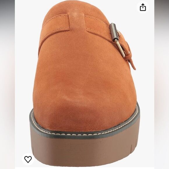 Naturalizer  Women Wayde Clog shoes Suede Brown/Orange Size 5M NEW - Picture 7 of 16